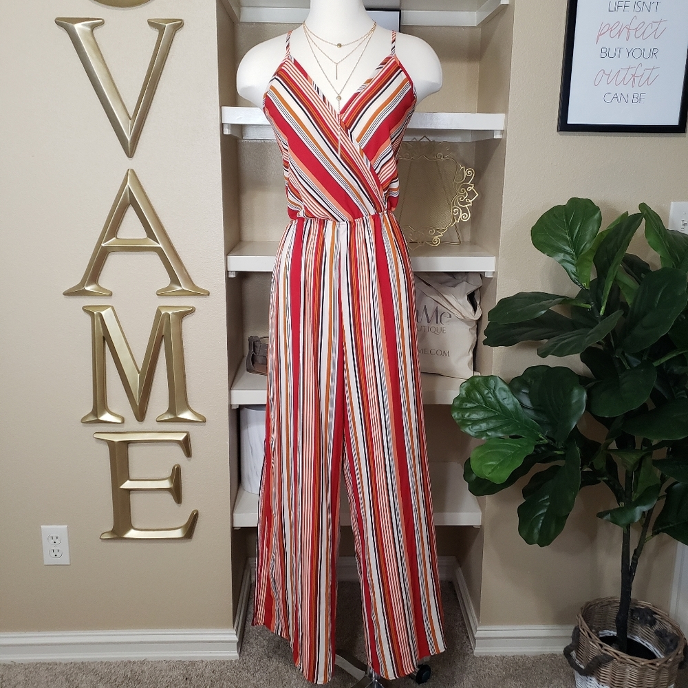 Rue21 Striped Jumpsuit